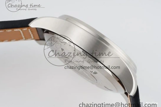 MIROTIME 0407 Pilot Chrono SS AZF 1:1 Best Edition Blue Dial on Brown Leather Strap A TimelessDesign 7060